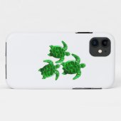 Coques Case-Mate iPhone Tortues de mer vertes (Dos (Horizontal))