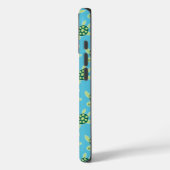 Coques Case-Mate iPhone Tortues de Motif Bleu (Verso / Gauche)