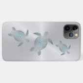 Coques Case-Mate iPhone Tortues marines argentées Côte maritime (Dos (Horizontal))