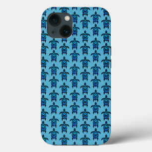 Case-Mate iPhone Case Tortues tribales bleu océan