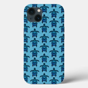 Case-Mate iPhone Case Tortues tribales bleu océan