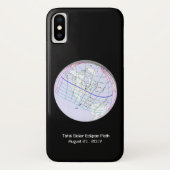 Coques Case-Mate iPhone Total Solaire Eclipse 2017 Global Path (Dos)