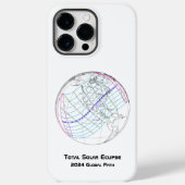 Coques Case-Mate iPhone Total Solaire Eclipse 2024 Global Path (Verso)