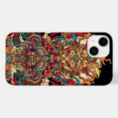 Coques Case-Mate iPhone totem de dragon chinois, tatouage (Verso (horizontal))