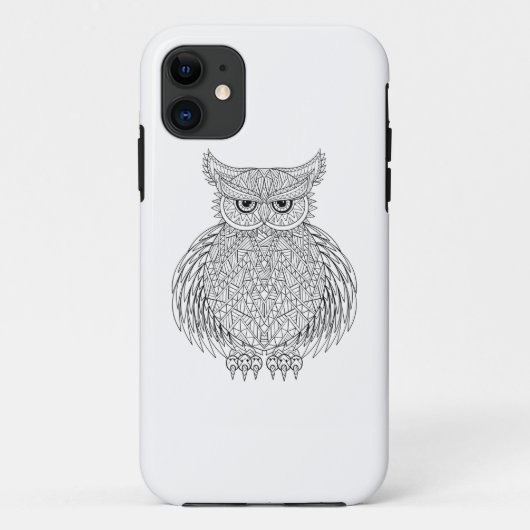 Coques Case-Mate iPhone Totem inspiré d'oiseau de hibou (Dos)