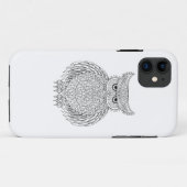 Coques Case-Mate iPhone Totem inspiré d'oiseau de hibou (Dos (Horizontal))
