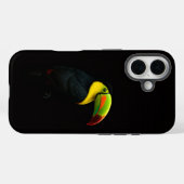 Coques Case-Mate iPhone Toucan à bec caréné Black 4 Luxe iPhone 16 Mate (Verso (horizontal))