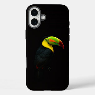 Coques iPhone 16 Plus Toucan à bec caréné Black 4 Luxe iPhone 16 Plus