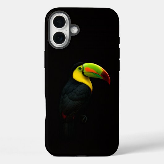 Coques Case-Mate iPhone Toucan à bec caréné Black 4 Luxe iPhone 16 Plus (Verso)
