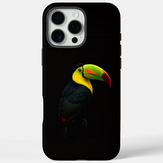 Coques Case-Mate iPhone Toucan à bec caréné Black 4 Luxe iPhone 16 Pro Max (Verso)