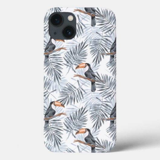 Coques Case-Mate iPhone Toucan gris (Verso)