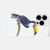 Coques Case-Mate iPhone Toucan, oiseau tropical (Verso (horizontal))