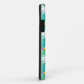 Coques Case-Mate iPhone Toucans sur Turquoise (Dos/Droite)