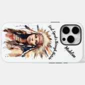 Coques Case-Mate iPhone Touche artistique tribale (Verso (horizontal))