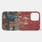 Coques Case-Mate iPhone Touche Lady and Unicorn Medieval (Verso (horizontal))