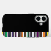 Coques Case-Mate iPhone Touches de piano arc-en-ciel (Verso (horizontal))