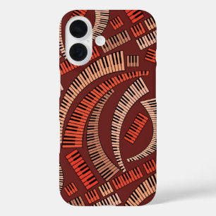 Coques iPhone 16 Touches de piano courbes