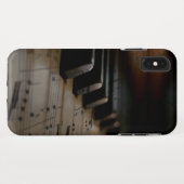 Coques Case-Mate iPhone Touches de piano de musique antique (Dos (Horizontal))