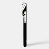 Coques Case-Mate iPhone Touches de piano et notes de musique d'or (Verso / Gauche)
