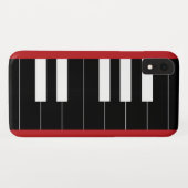 Coques Case-Mate iPhone Touches de piano inversées (Dos (Horizontal))