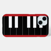 Coques Case-Mate iPhone Touches de piano inversées (Verso (horizontal))