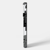 Coques Case-Mate iPhone Touches de piano monogramme et notes musicales (Verso / Gauche)
