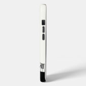 Coques Case-Mate iPhone Touches de piano noir et blanc Notes de musique Mo (Verso / Gauche)