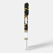 Coques Case-Mate iPhone Touches Piano personnalisées Pois or Motif (Verso / Droite)