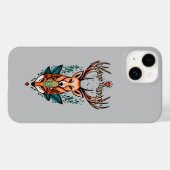 Coques Case-Mate iPhone Toujours ensemble stag et style de tatouage vixen (Verso (horizontal))