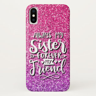 Case-Mate iPhone CASE TOUJOURS MA SOEUR POUR TOUJOURS MA TYPOGRAPHIE AMI