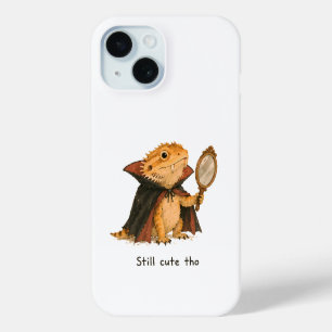Coque Pour iPhone 15 Toujours mignon, l'art du dragon barbu vampire