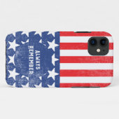 Coques Case-Mate iPhone Toujours se souvenir Vétérinaire Rouge Blanc Bleu (Dos (Horizontal))