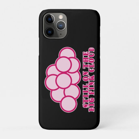 Coques Case-Mate iPhone Toujours sur le gros nuage rose (Dos)