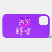 Coques Case-Mate iPhone Toujours une reine d'abeille violet (Verso (horizontal))