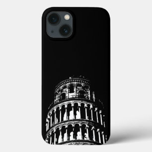 Coques Pour iPhone Tour blanche noire de Pise Italie