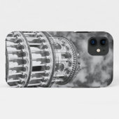 Coques Case-Mate iPhone Tour blanche noire de Pise Italie (Dos (Horizontal))