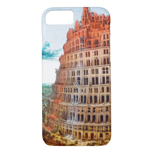 Coques Case-Mate iPhone Tour de Babel, Pieter Bruegel l'Ancien (Dos)