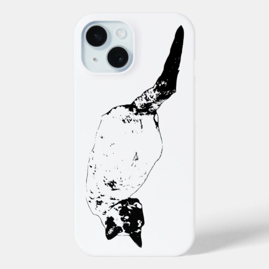 Coques Case-Mate iPhone Tour de chat confiant (Verso)