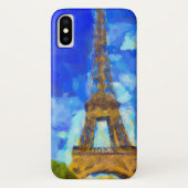 Coques Case-Mate iPhone Tour Eifel dans le style de Van Gogh (Dos)