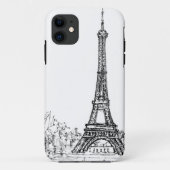Coques Case-Mate iPhone Tour Eiffel (Dos)