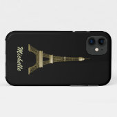 Coques Case-Mate iPhone Tour Eiffel (Dos (Horizontal))