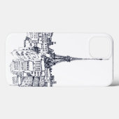 Coques Case-Mate iPhone Tour Eiffel (Verso (horizontal))