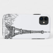 Coques Case-Mate iPhone Tour Eiffel (Dos (Horizontal))