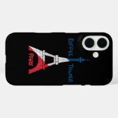 Coques Case-Mate iPhone Tour Eiffel (Verso (horizontal))