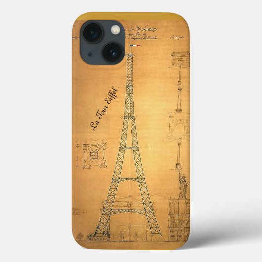 Coques Case-Mate iPhone Tour Eiffel 1884 (Verso)