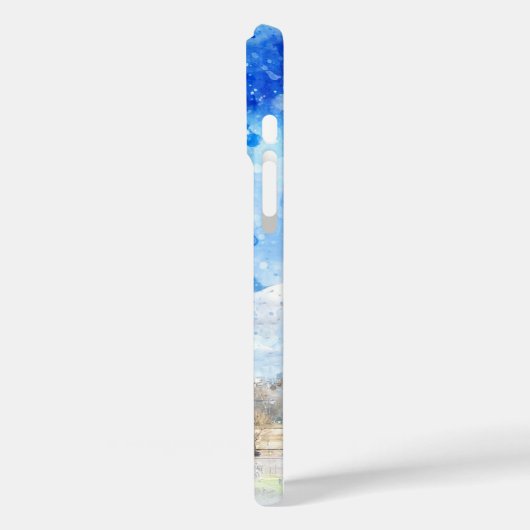 Coques Case-Mate iPhone Tour Eiffel aquarelle (Verso / Gauche)