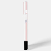 Coques Case-Mate iPhone Tour Eiffel aux rayures roses (Verso / Gauche)