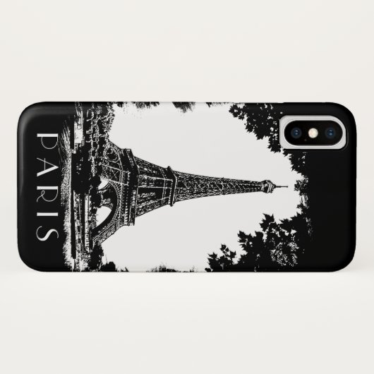 Coques Case-Mate iPhone Tour Eiffel de Paris (Dos (Horizontal))