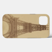 Coques Case-Mate iPhone Tour Eiffel en construction 1888 (Verso (horizontal))