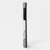 Coques Case-Mate iPhone Tour Eiffel en noir et blanc (Dos/Gauche)